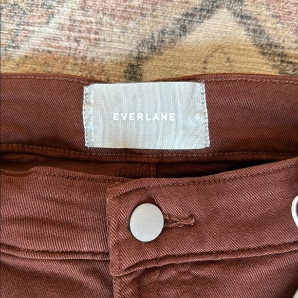 Everlane Brown Ankle Barrel Leg Pants - Picture 2 of 9